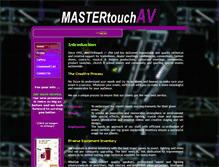 Tablet Screenshot of mastertouchav.com
